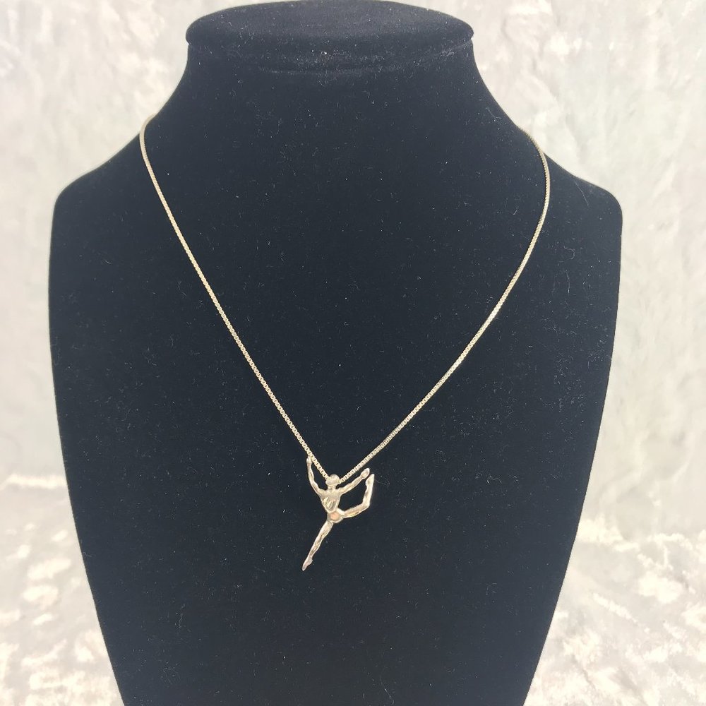 Tiny Dancer Gymnast Ss Pendant & Chain - image 3